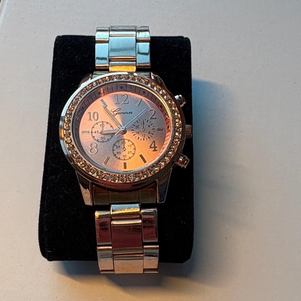 Geneva Rose Gold Watch